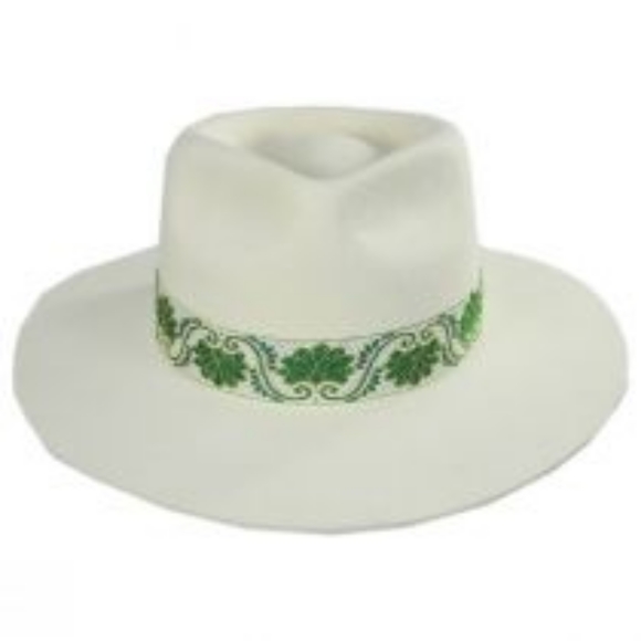 LACK OF COLOR IVY BEVERLY FEDORA HAT WHITE 63CM (XXL) main image 7